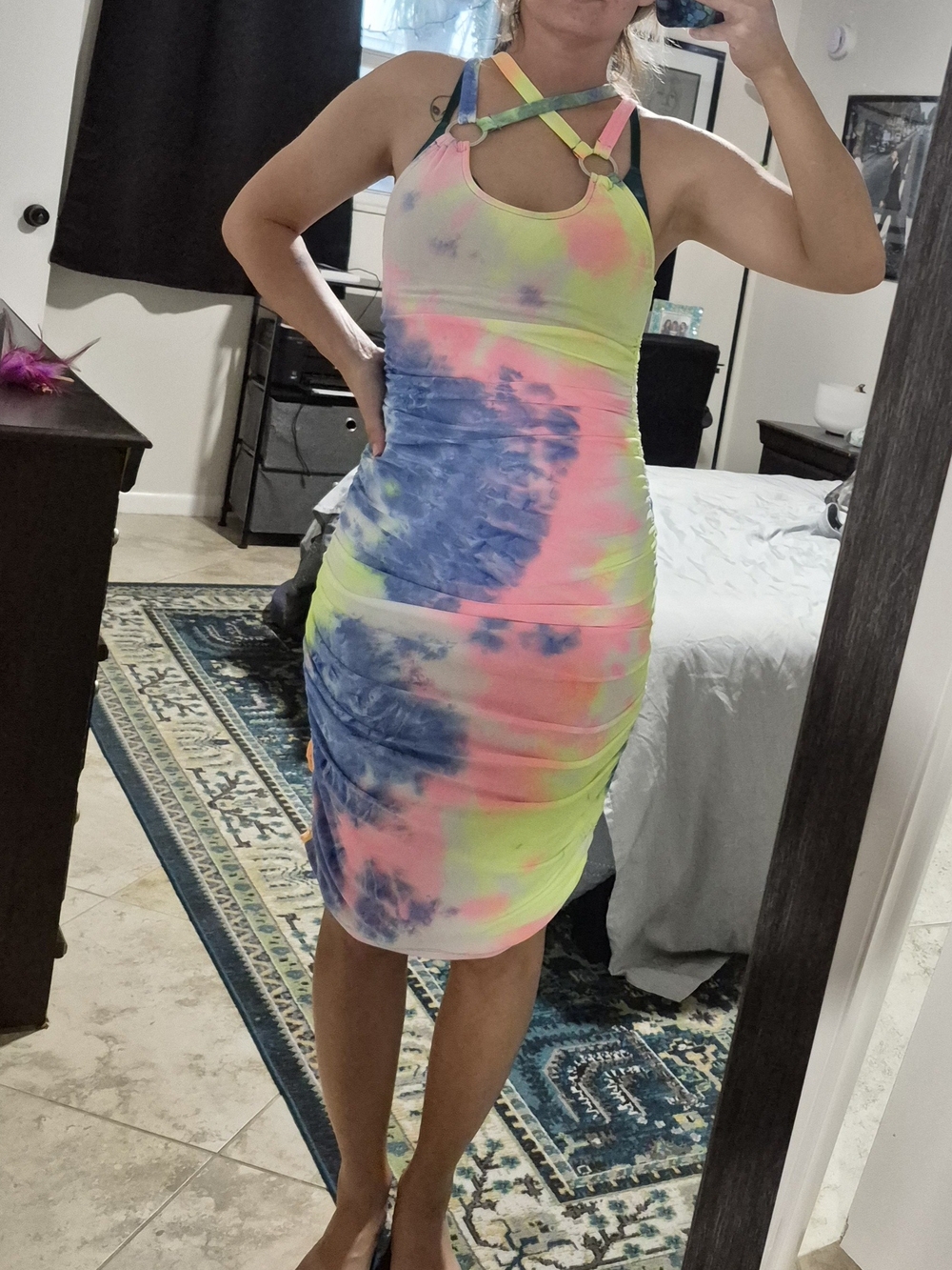Tie-Dye Midi Dress